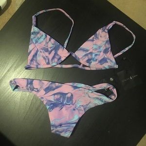 Stone fox swim set acid drip NWT